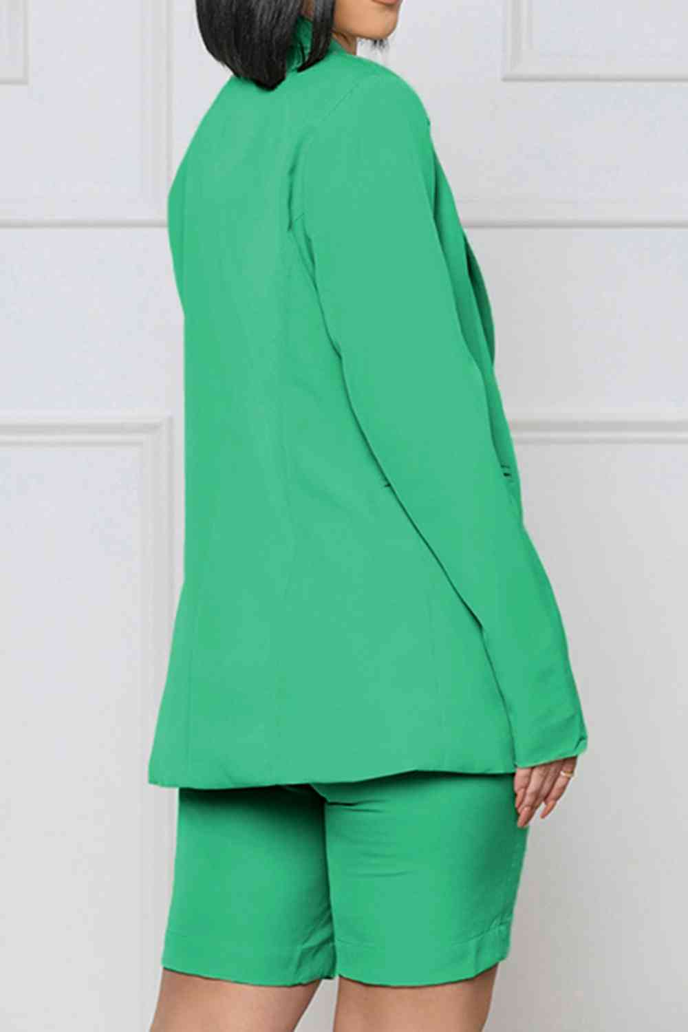 Long Sleeve Blazer and Shorts Set – Effortlessly Chic Two-Piece