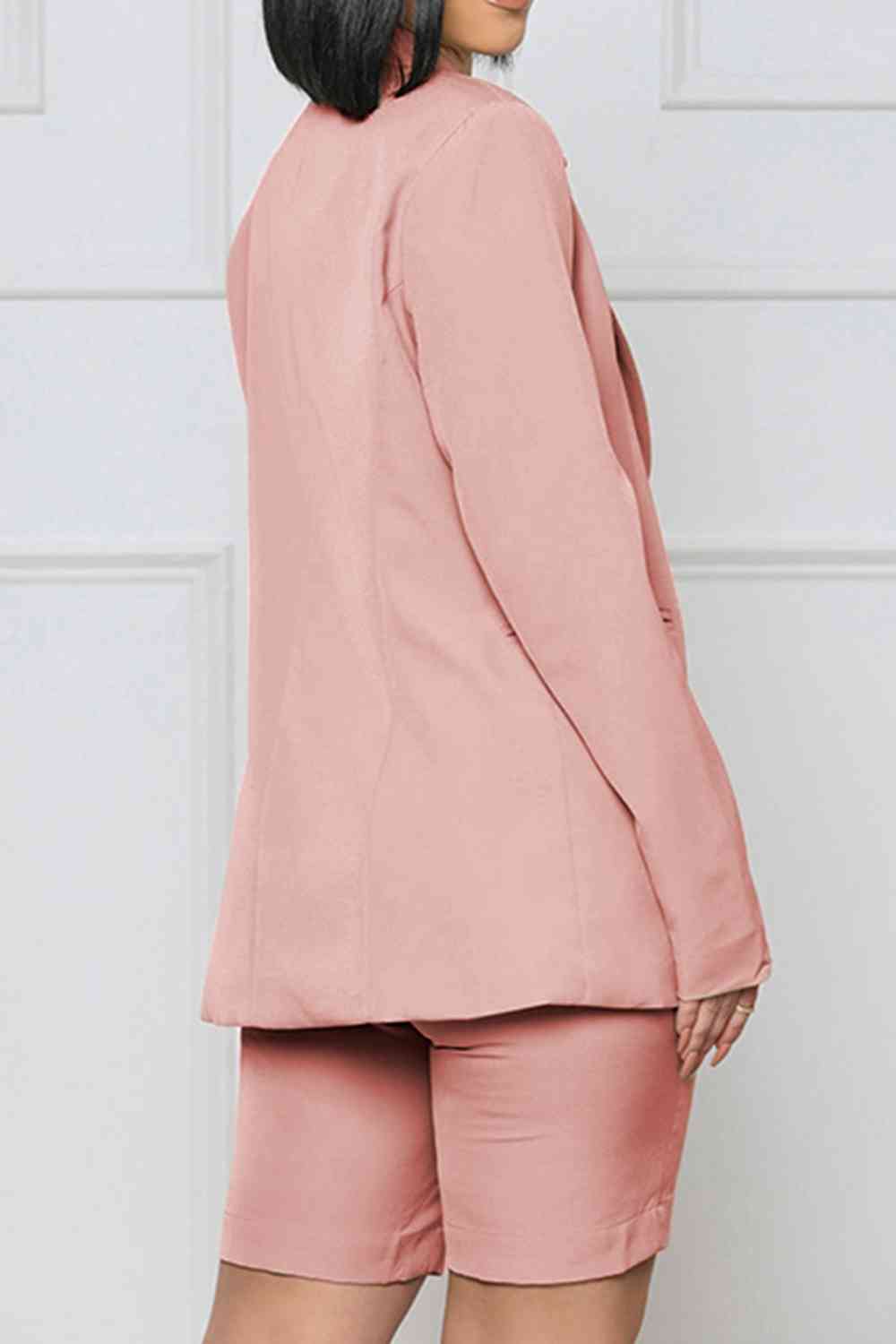 Long Sleeve Blazer and Shorts Set – Effortlessly Chic Two-Piece